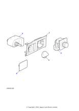 AMR2498 - Land Rover Switch-mirror