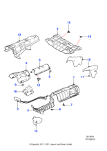 C2P25980 - Jaguar Tunnel heatshield