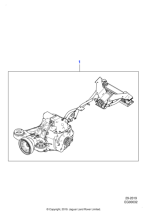 T4N27094 - Jaguar Differential - Service Assembly