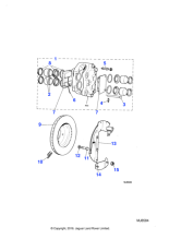 JLM727 - Jaguar Brake disc kit