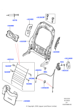 LR036064 - Land Rover Lever