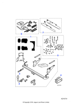 xr848322 - Jaguar Tow bar kit