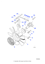 EBC4553 - Jaguar Cooling fan