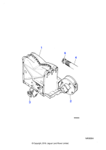 CBC5210 - Jaguar Air conditioning blower motor