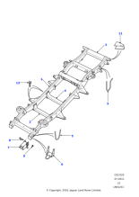KVB100100 - Land Rover Crossmember assembly-chassis frame