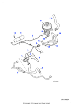 XR855272 - Jaguar Hose