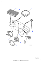 GJA1246AF - Jaguar Loudspeaker bracket