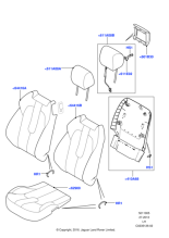 LR140628 - Land Rover Head Rest