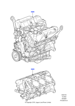 4743592 - Land Rover Engine - Short Block