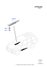 LR032922 - Land Rover Plate - Door Scuff