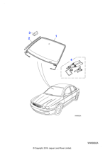 C2S17230 - Jaguar Windscreen glass