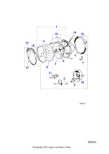 515218J - Jaguar Securing plate