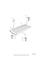 ALR5732 - Land Rover Panel header roof