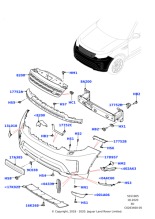 LR123930 - Land Rover Grille - Radiator