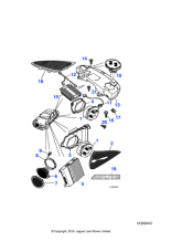 JLM21088LEG - Jaguar Speaker grille