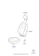 LR122311 - Land Rover Cover - Seat Back