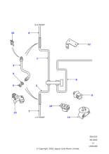 ANR3615 - Land Rover Pipe assembly brake