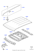 AKR790123 - Land Rover Reinforcement - Roof Panel