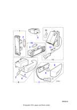 DBC2571 - Jaguar Door hazard/courtesy lamp