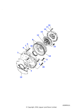 ERR1440 - Land Rover Gasket-flywheel/drive plate housing/crankcase
