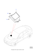T4K1256 - Jaguar Head up display (HUD)