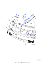 BEC12184 - Jaguar Fog lamp bracket