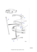 SPD1015 - Jaguar Aerial retraction link lead