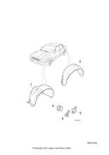 C2C2147 - Jaguar Wheelarch liner