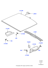 EOZ500070 - Land Rover Hook-Luggage Compartment-Tie Down