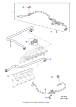 AJ812235 - Jaguar Crankcase breather pipe
