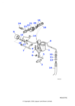 BHM7127J - Jaguar Master cylinder seal kit