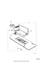 BCC9894XE - Jaguar Stowage support