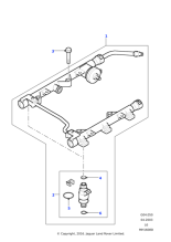 MJY000100L - Land Rover Injector-fuel multi point injection