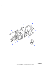 AMR5425 - Land Rover Alternator assembly