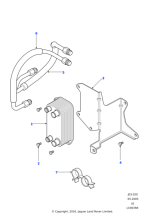 UBC000070 - Land Rover Oil cooler transmission