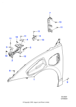 T4K10299 - Jaguar Bracket mounting