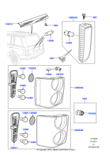 XFD000043 - Land Rover Lamp - Rear