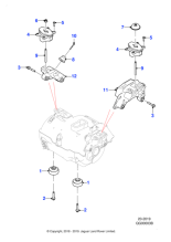 T4K1549 - Jaguar Mounting bracket