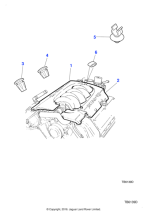 KDF108003 - Jaguar Pipe clip