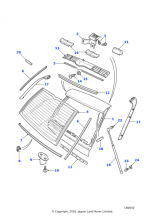 ALR1228 - Land Rover Tailgate assembly