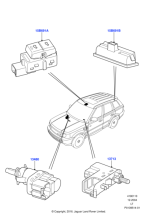 YUZ500020 - Land Rover Switch