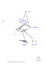 LR066489 - Land Rover Console - Overhead