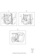 Waterproof Seat Covers - Black, Front, First Row, Pair