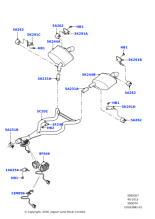 LR062684 - Land Rover Muffler And Pipe - Rear