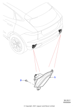 J9C3984 - Jaguar Fog lamp