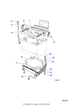 C43761 - Jaguar Battery rod