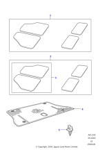 EAH500020HPP - Land Rover Car set-drop in mat