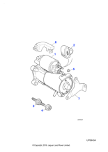 C2D27865 - Jaguar Starter motor