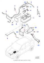 J9C3161 - Jaguar Fused link lead