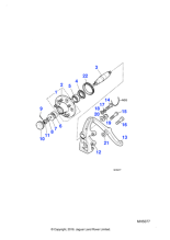 CBC6766 - Jaguar Hub cap